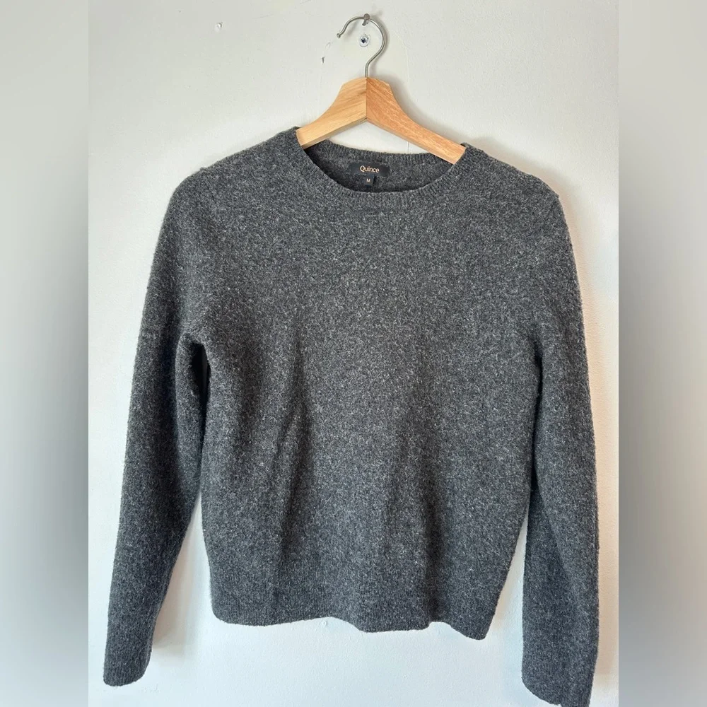 Quince 100% Mongolian Cashmere Lounge Set - Charcoal - Picture 9 of 12